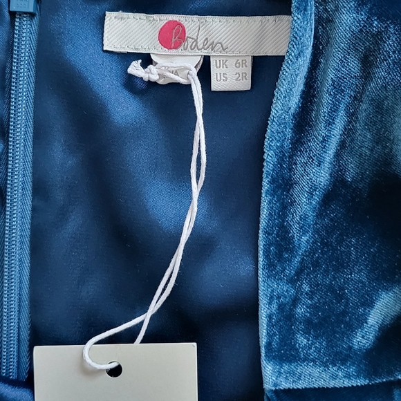 ♥️NWT♥️ BODEN WOMENS VELVET DRESS - Picture 12 of 13